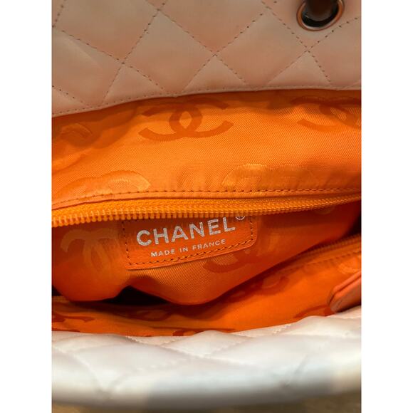 Chanel Python Ligne Cambon Tote White Quilted Leather and matching wallet - Picture 7 of 16